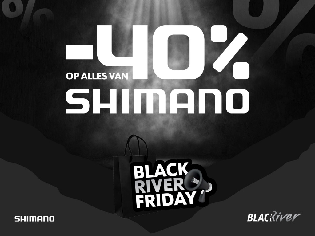 40% korting op alles van Shimano!