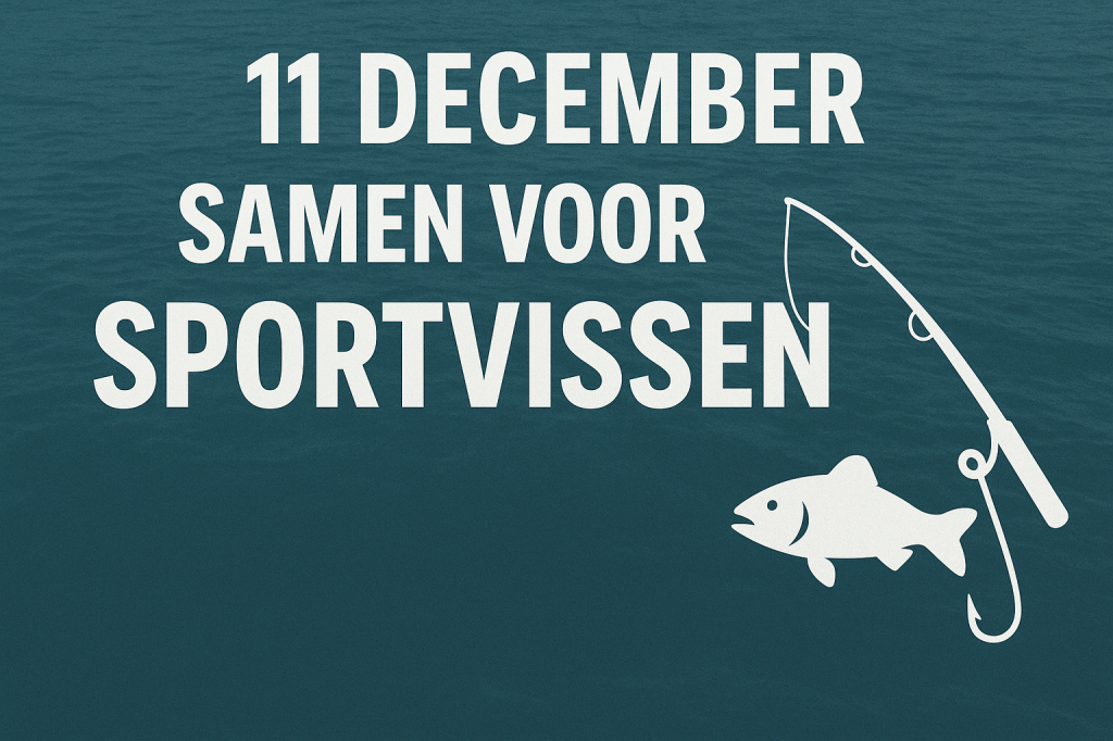 Oproep sportvissers: wees erbij op 11 december!
