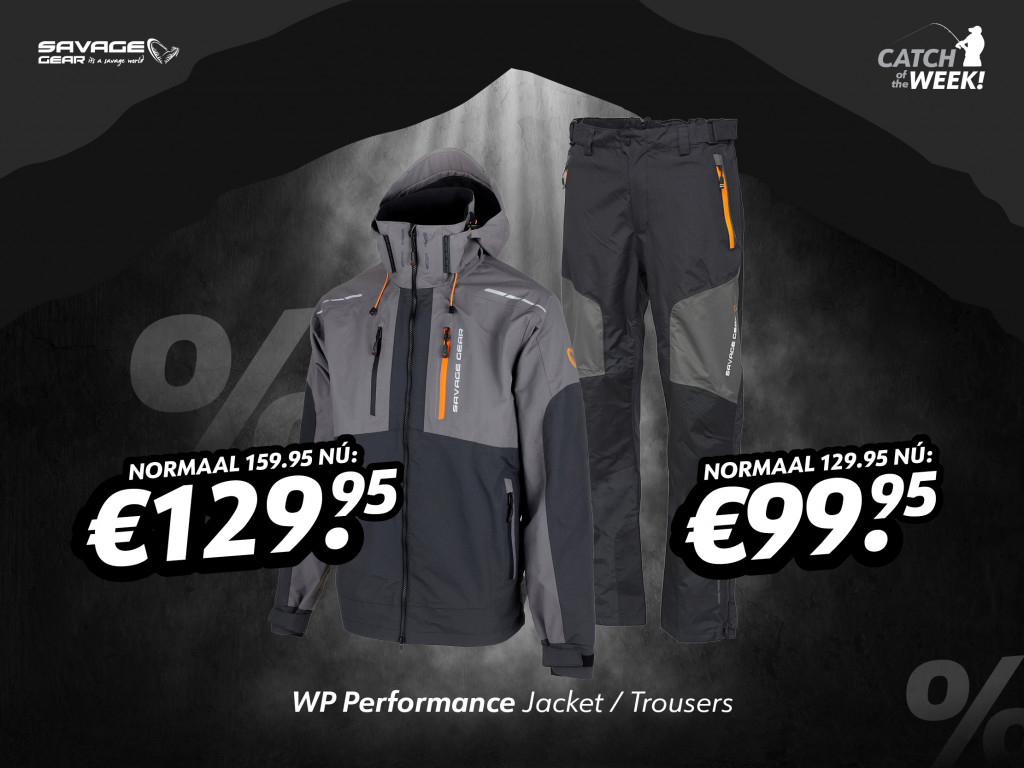 Savage Gear warmte- en regenpakken SALE!