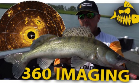 Het bootje rond met 360 Imaging van Humminbird