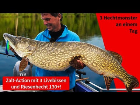 De Duitse Bertus Rozemeijer met een 130 plus snoek
