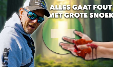 ***VIDEO*** SNOEK VISSEN gaat FOUT! GROTE SNOEK zorgt voor CHAOS!