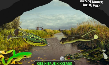 1 April, kies de kikker die jij wil! -20% op kikkers, op=op!